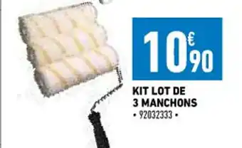 Brico Cash Kit Lot De 3 Manchos offre