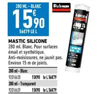 Brico Cash Mastic Silicone offre