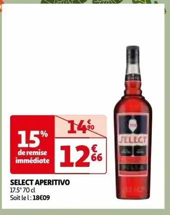 Auchan Select aperitivo offre