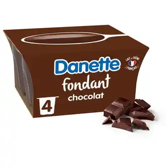 Auchan Le fondant danette chocolat offre