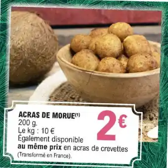 E.Leclerc Acras De Morue offre