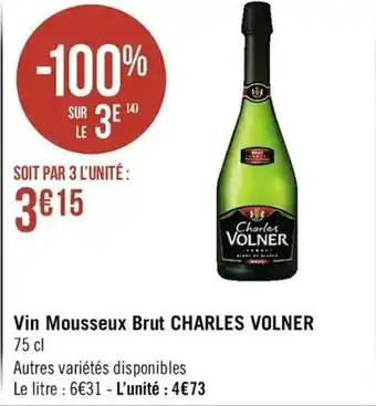 Vin Mousseux Brut Charles Volner