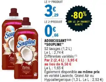 E.Leclerc Adoucisant "Soupline" offre