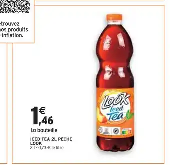 Look iced tea 2l peche