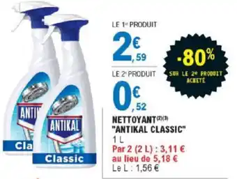 E.Leclerc Nettoyant "Antikal Classic" offre