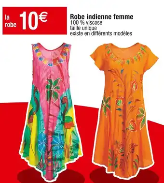 Cora x Carrefour Robe indienne femme offre