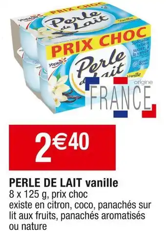Cora x Carrefour Perle de lait perle de lait vanille offre