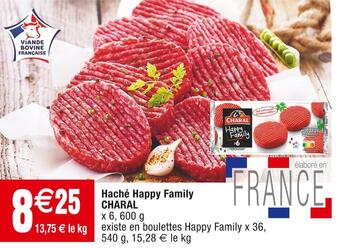 Cora x Carrefour Charal haché happy family offre