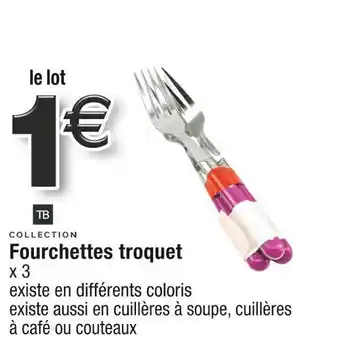 Tb fourchettes troquet