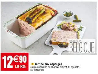 Cora x Carrefour Terrine aux asperges offre