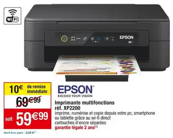Cora x Carrefour Epson imprimante multifonctions offre