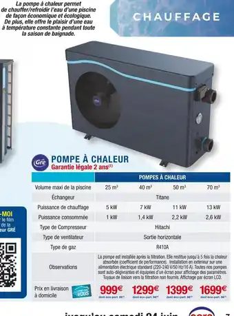 Gre pompe Ă chaleur