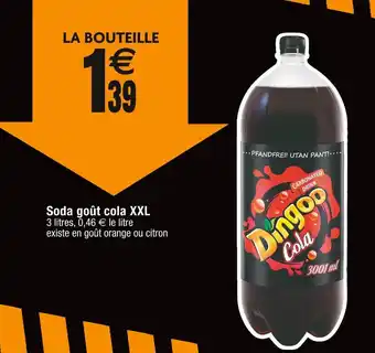 Cora Dingoo soda goût cola xxl offre