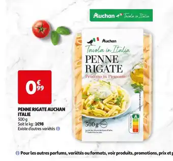 Auchan Auchan penne rigate italie offre