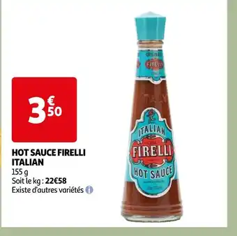 Auchan Hot sauce firelli italian offre