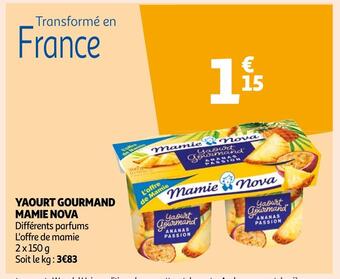 Auchan Mamie nova yaourt gourmand offre
