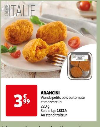 Auchan Arancini offre
