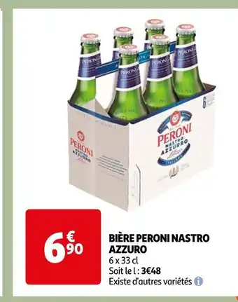 Auchan Peroni nastro azzur bière offre