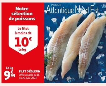 Auchan Filet d'églefin offre