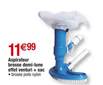 Cora x Carrefour Gre aspirateur brosse demi-lune effet venturi + sac offre