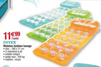 Cora x Carrefour Intex matelas fashion lounge offre