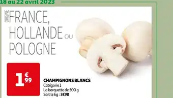 Auchan Champignons blancs offre