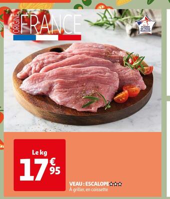 Auchan Veau : escalope offre