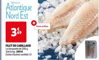 Auchan Filet de cabillaud offre