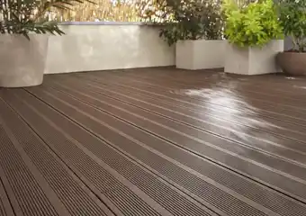 Blooma lame de terrasse composite neva chocolat
