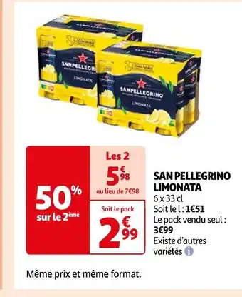 Auchan San pellegrino san pellegrino limonata offre