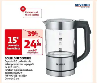 Auchan Severin bouilloire offre