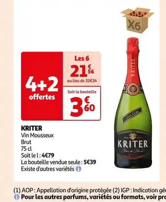 Auchan Kriter kriter offre