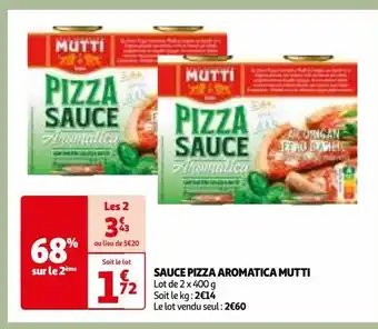 Auchan Sauce pizza aromatica mutti offre