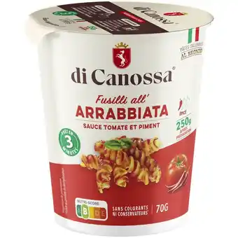 Auchan Fusilli sauce arrabbiata di canossa offre