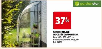 Serre murale adossée gardenstar