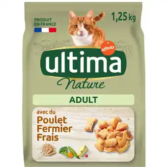 Auchan Croquettes pour chat stérilisé adulte au poulet ultima nature offre