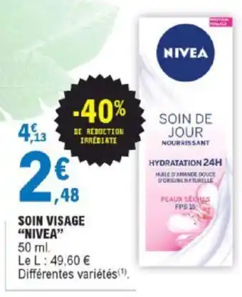 E.Leclerc Soin Visage "Nivea" offre
