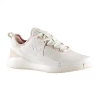 Decathlon Chaussures de tennis femme artengo ts 130 off white rose offre