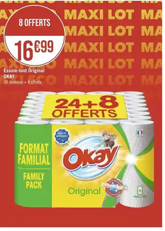 Géant Casino Essuie tout original okay offre
