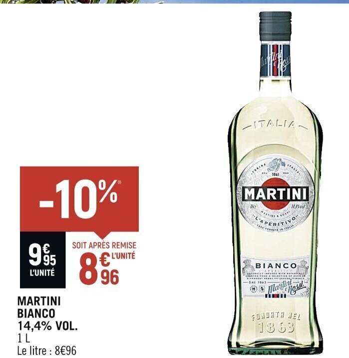 Promo Martini bianco chez Petit Casino