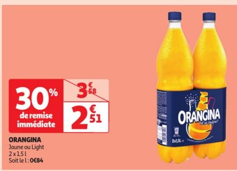 Auchan Orangina offre