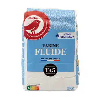 Auchan Farine de blé fluide t45 auchan offre