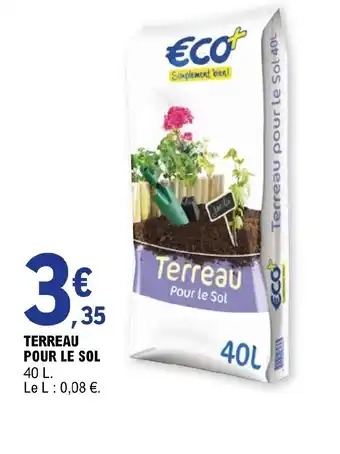 E.Leclerc Terreau Pour Le Sol offre