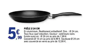 E.Leclerc Poéle 0 24 cm offre