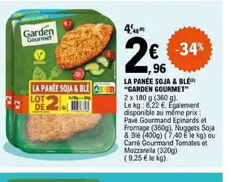 E.Leclerc La Panée Soja & Bé "Garden Gourmet" offre