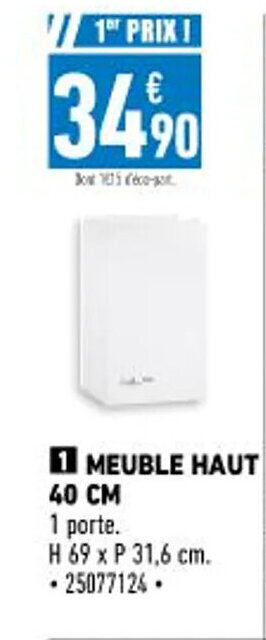 Brico Cash Meuble Haut 40 CM offre