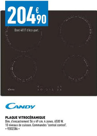 Brico Cash Plaque Vitrocéramique offre