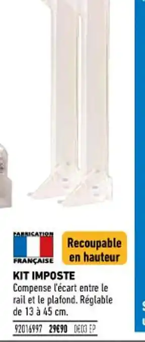 Brico Cash Kit Imposte offre