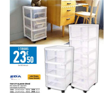 Tour City Blanche Cérusé