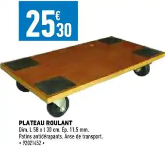 Plateau Roulant